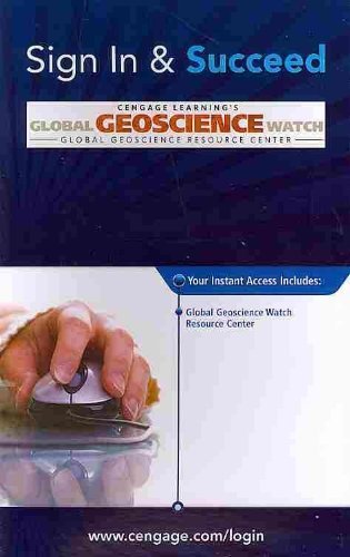 Global Geoscience Watch Printed Access Card (9781111429058) by Brooks/cole