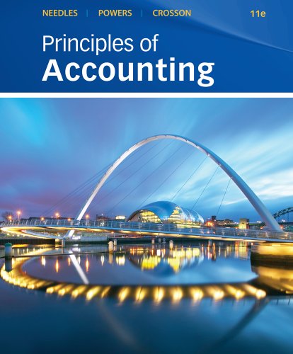 Bundle: Principles of Accounting, 11th + Working Papers, Chapters 1-17 and 18-28 (9781111485498) by Needles, Belverd E.; Powers, Marian; Crosson, Susan V.