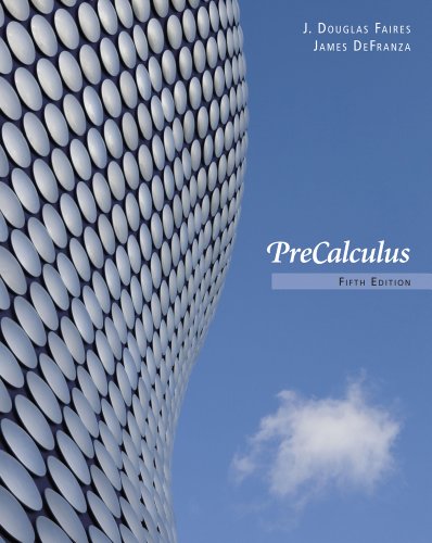 Stock image for Bundle: Precalculus, 5th + WebAssign Printed Access Card for Faires/DeFranza's Precalculus, 5th Edition, Single-Term for sale by Tin Can Mailman, Arcata