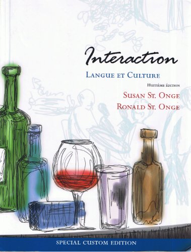 Stock image for Interaction Langue Et Culture Huitieme Edition for sale by Better World Books