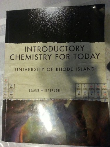 9781111520373: Introductory Chemistry for Today: University of Rhode Island
