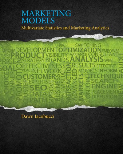 9781111525842: Marketing Models: Multivariate Statistics and Marketing Analytics
