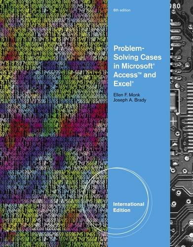 Problem Solving Cases in MS Access & Excel - Ellen Monk