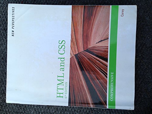 9781111526443: New Perspectives on HTML and CSS: Comprehensive