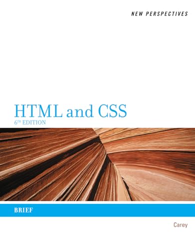 9781111526450: New Perspectives on HTML and CSS: Brief