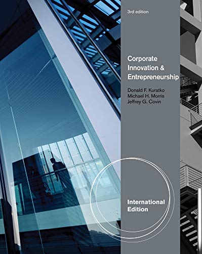 9781111526917: Corporate Innovation & Entrepreneurship, International Edition
