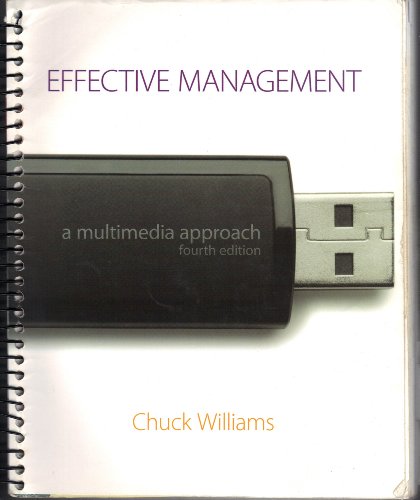 Imagen de archivo de Effective Management: A Multimedia Approach a la venta por HPB-Red