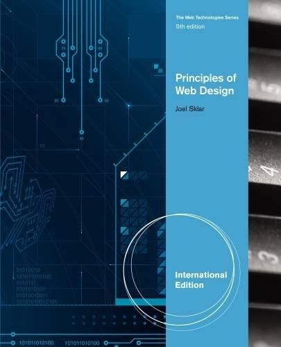 Beispielbild fr Web Design Principles, International Edition zum Verkauf von WorldofBooks