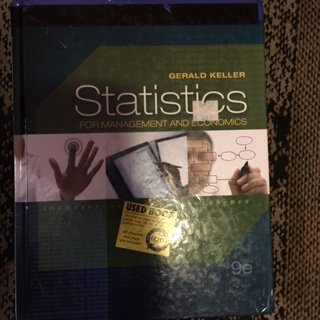 Stock image for Statistics for Management and Economics (Instructor's edition) for sale by BookHolders