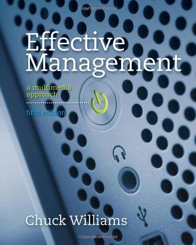Stock image for EFFECTIVE MANAGEMENT: A MULTIMEDIA APPROACH, INTERNATIONAL EDITION, 5TH EDITION for sale by Greenpine Books