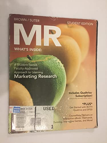 Imagen de archivo de MR (with Marketing CourseMate with eBook Printed Access Card) a la venta por 2nd Life Books