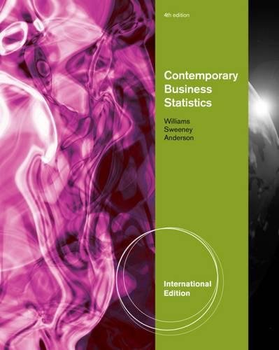 9781111534219: Contemporary Business Statistics, International Edition (with Printed Access Card)
