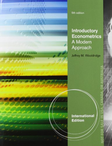 Stock image for Introductory Econometrics for sale by SecondSale