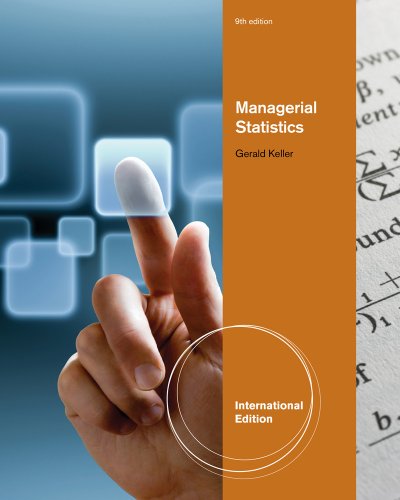 9781111534639: Managerial Statistics, International Edition (with Online Content Printed Access Card)