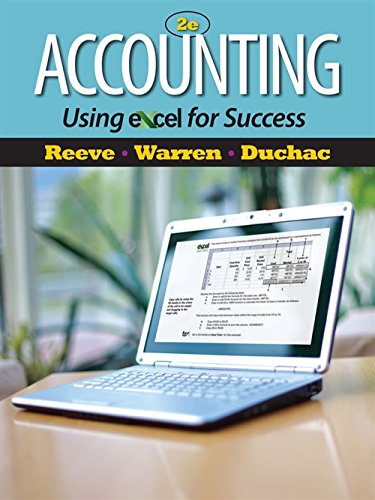 Imagen de archivo de Accounting Using Excel for Success (with Essential Resources Excel Tutorials Printed Access Card) (Managerial Accounting) a la venta por A Team Books