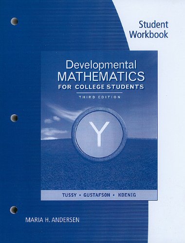 9781111568917: Developmental Mathematics for College Students