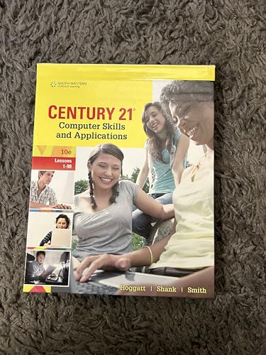 Stock image for Century 21 Computer Skills and Applications, Lessons 1-90 (Century 21 Keyboarding) for sale by Goodwill