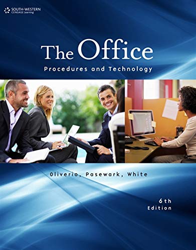 Imagen de archivo de The Office: Procedures and Technology a la venta por ThriftBooks-Dallas