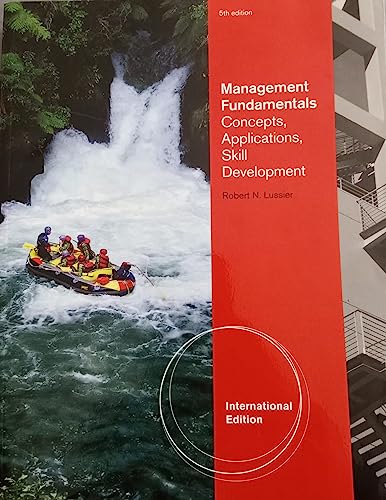 9781111577537: Management Fundamentals: Concepts Applications Skill Development,5Th Edn