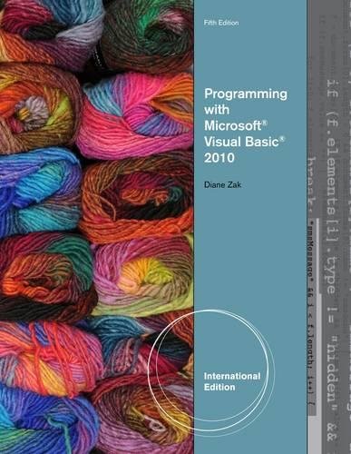 Stock image for Programming with Microsoft Visual Basic 2010 for sale by Better World Books Ltd