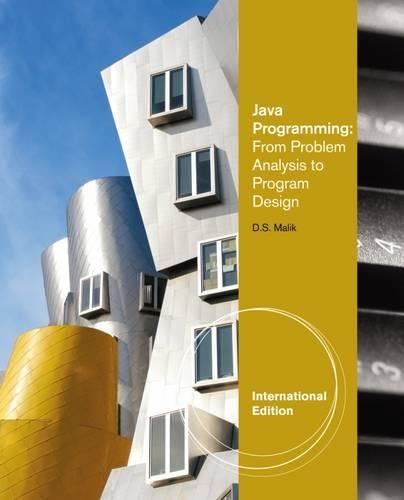 9781111577643: Java™ Programming: From Problem Analysis to Program Design, International Edition