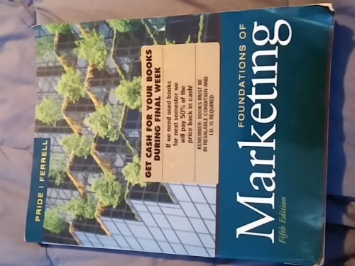 Stock image for Foundations of Marketing for sale by Ergodebooks