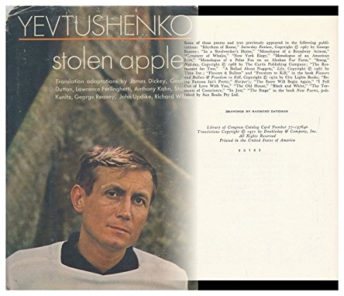 9781111580582: Stolen Apples; Poetry, by Yevgeny Yevtushenko. with English Adaptations by James Dickey [And Others]