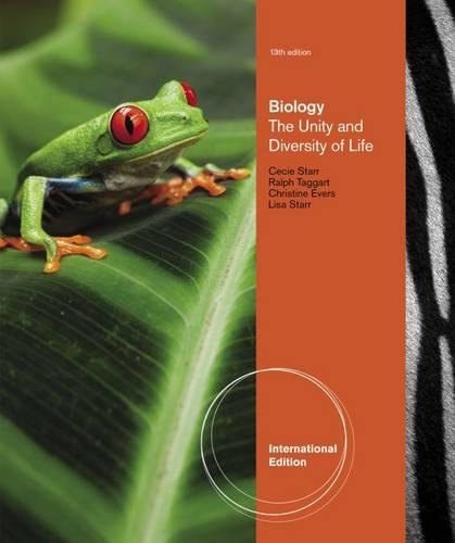 Beispielbild fr BIOLOGY: THE UNITY AND DIVERSITY OF LIFE, INTERNATIONAL EDITION, 13TH EDITION zum Verkauf von Basi6 International