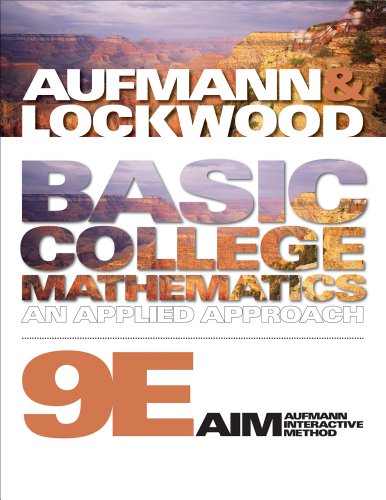 9781111615390: Bundle: Basic College Mathematics: An Applied Approach, 9th + CourseMate Printed Access Card