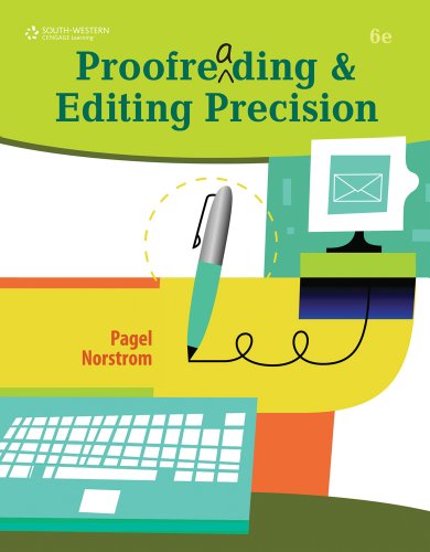 Bundle: Proofreading and Editing Precision (with CD-ROM), 6th + WebTutorâ„¢ ToolBox for Blackboard Printed Access Card (9781111624941) by Pagel, Larry G.