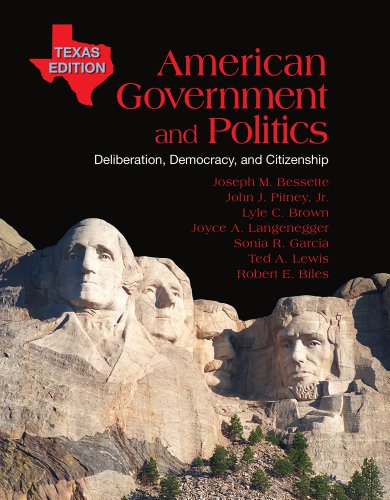 Bundle: American Government and Politics: Deliberation, Democracy and Citizenship, Texas Edition + WebTutorâ„¢ on WebCTâ„¢ with eBook on Gateway Printed Access Card (9781111627683) by Bessette, Joseph M.; Pitney, John J.; Brown, Lyle; Langenegger, Joyce A.; Garcia, Sonia