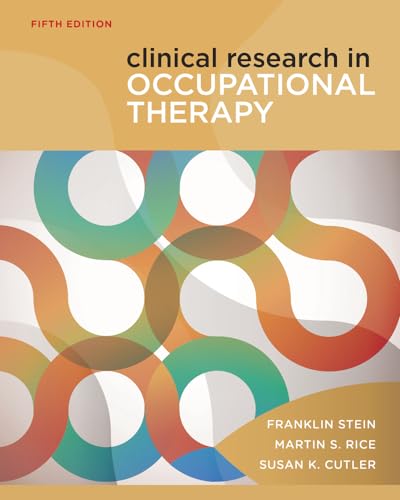 Beispielbild fr Clinical Research in Occupational Therapy zum Verkauf von HPB-Red