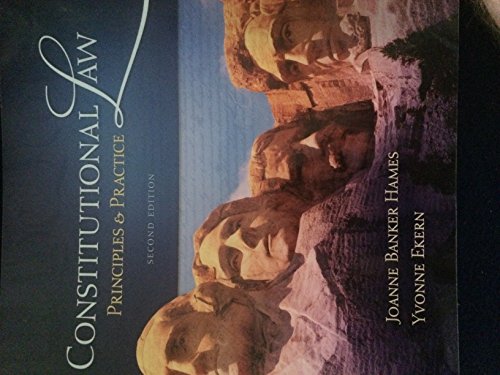 9781111648541: Constitutional Law: Principles and Practice