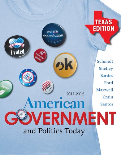 Bundle: American Government and Politics Today - Texas Edition, 2011-2012, 15th + Political Science CourseMate with eBook Printed Access Card (9781111659325) by Schmidt, Steffen W.; Shelley, Mack C.; Bardes, Barbara A.; Ford, Lynne E.; Maxwell, William Earl