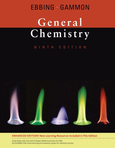Bundle: General Chemistry, Enhanced Edition, 9th + OWL eBook (6 months) Printed Access Card (9781111660475) by Ebbing, Darrell; Gammon, Steven D.