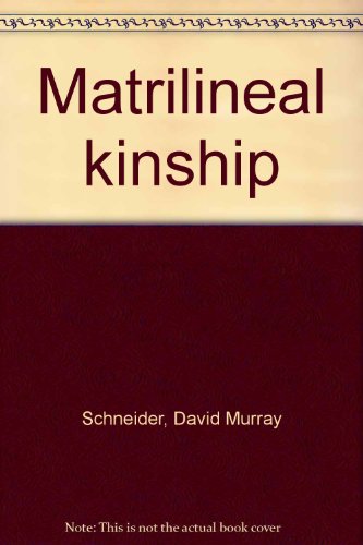 9781111665906: Matrilineal Kinship