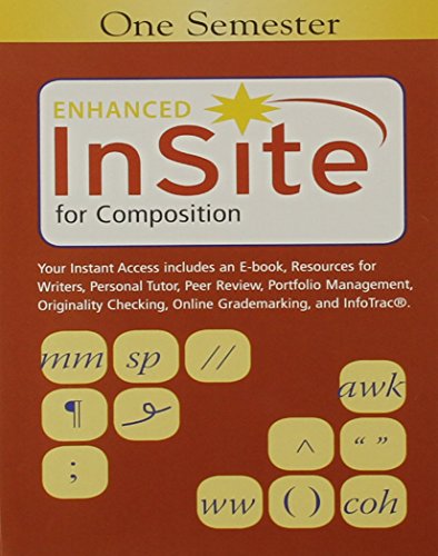 9781111679453: InSite™ for Handbook 1-Semester Printed Access Card