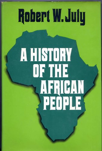 9781111689087: A History of the African People