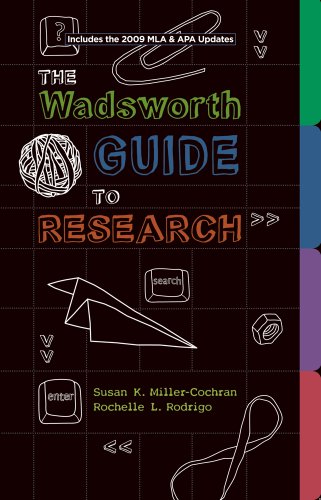 Bundle: Wadsworth Guide to Research, Documentation Update Edition + Resource Center Printed Access Card (9781111700119) by Miller-Cochran, Susan K.; Rodrigo, Rochelle L.