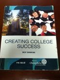 Imagen de archivo de Creating College Success FYE 105 At Chemeketa Community College a la venta por SecondSale