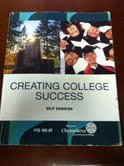 Stock image for Creating College Success FYE 105 At Chemeketa Community College for sale by ThriftBooks-Atlanta