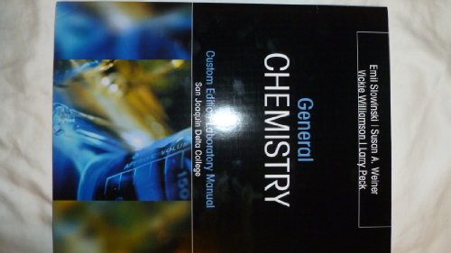9781111735678: General Chemistry Laboratory Manual (Custom Edition SJ Delta College)