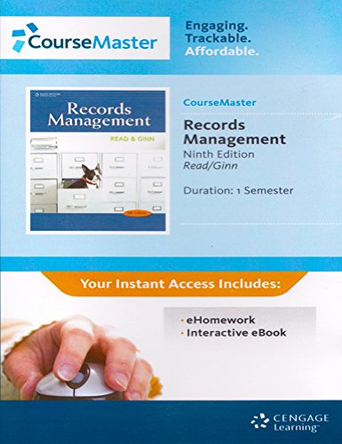 RECORDS MANAGEMENT-ACCESS (9781111738365) by Read