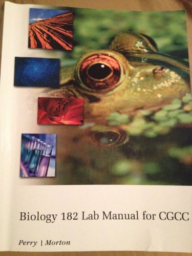 Imagen de archivo de Biology 182 Lab Manual for CGCC a la venta por Bookmans