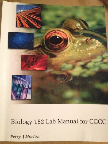 Stock image for Biology 182 Lab Manual for CGCC for sale by Bookmans