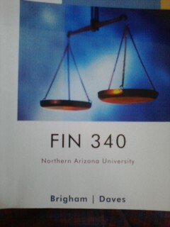 Stock image for Northern Arizona University FIN 340 for sale by -OnTimeBooks-