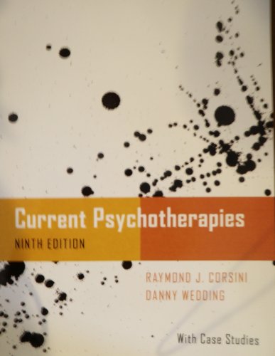 Stock image for Current Psychotherapies-Text [[9th (ninth) Edition]] (With Case Studies) for sale by HPB-Red