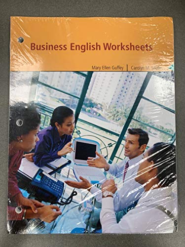 Stock image for Business English Worksheets (LL) for sale by A Team Books