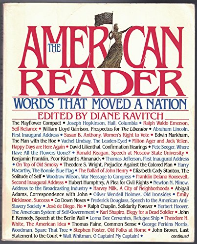 Stock image for The American Reader: Words That Moved the Nation for sale by Lincbook