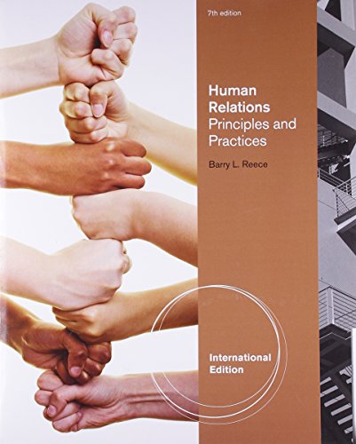 9781111821135: Human Relations, International Edition: Principles and Practices